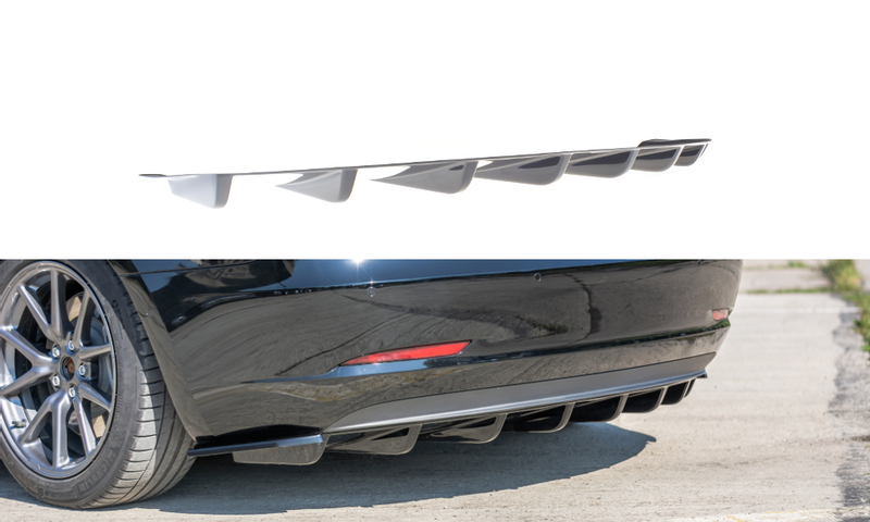 Rear diffuser - Tesla Model 3 - Maxton Design