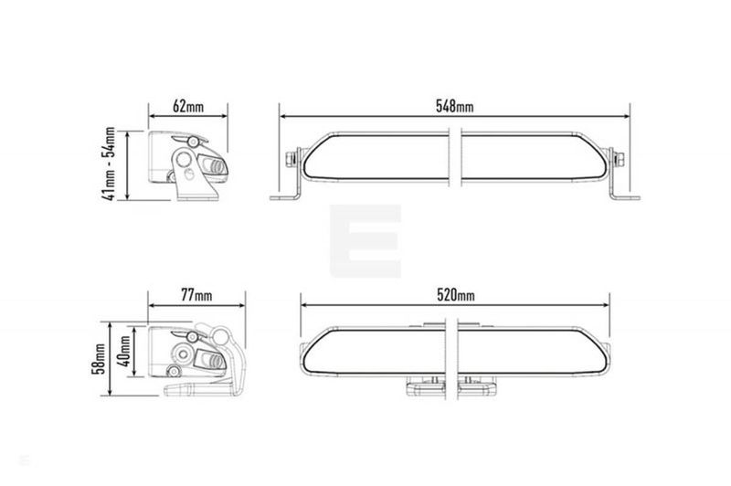Lazer Linear 18 Elite 13500 lumen - Polestar 2 - ekstralyspakke