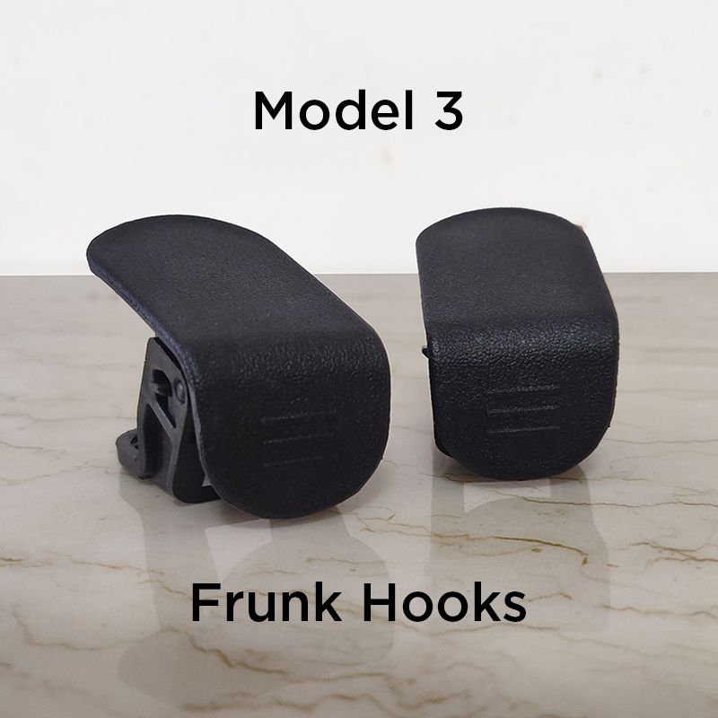 Kroker (frunk) til handleposer etc - Tesla Model 3