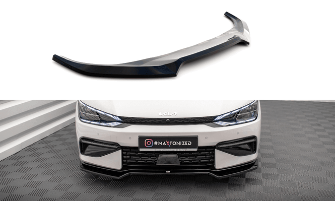 Hovedbilde Fremre splitter / spoiler V.1 - Kia EV6 GT-Line - Maxton ...
