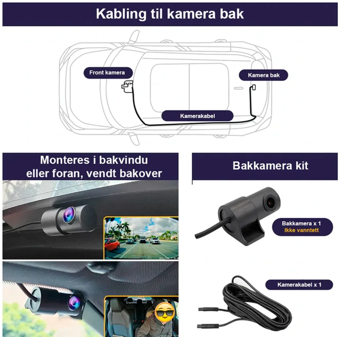 FITCAMX Integrert 4K Dashcam Audi/Porsche (2010 --> ) 