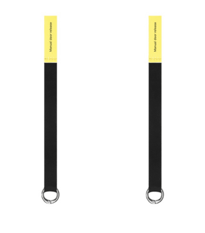 Rear door emergency straps - Tesla Model 3/Y