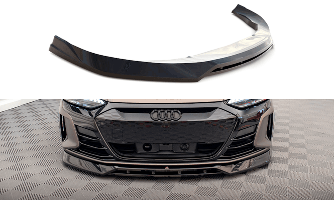 Main Image Fremre splitter/spoiler V.3 - Audi e-tron GT/RS - Maxton ...