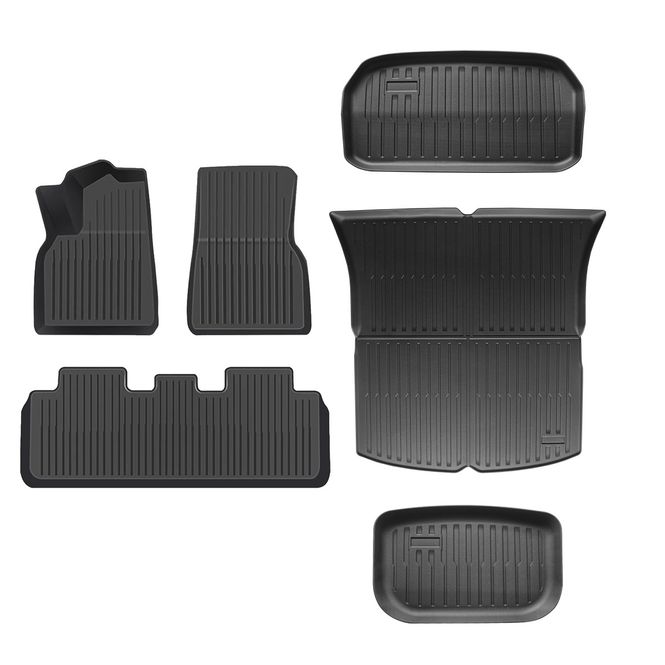 Main Image Tesla Model Y - complete set of TPE floor mats (blister)