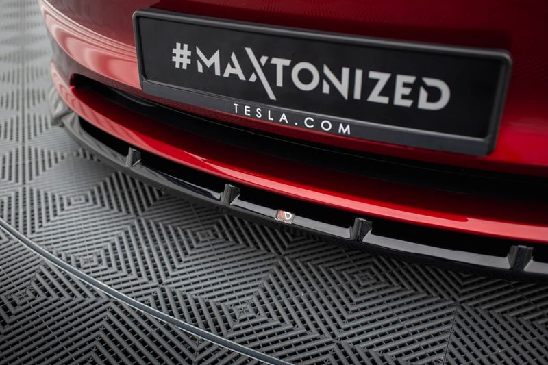 Fremre splitter/spoiler V.2 - Tesla Model 3 Highland - Maxton