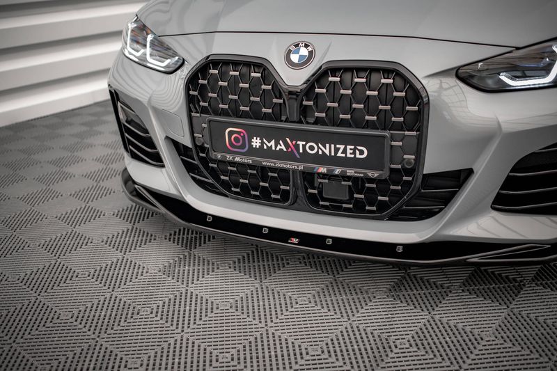 Fremre splitter/spoiler V.3 - BMW I4 - Maxton Design