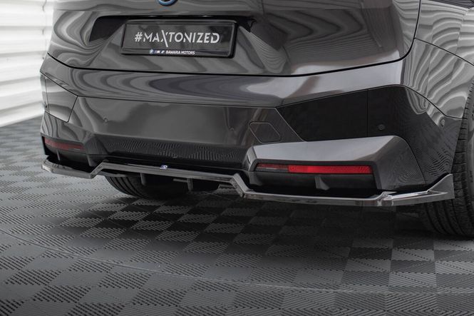 Main Image Rear Splitter (with vertical bars) BMW iX M-Pack i20 Maxton