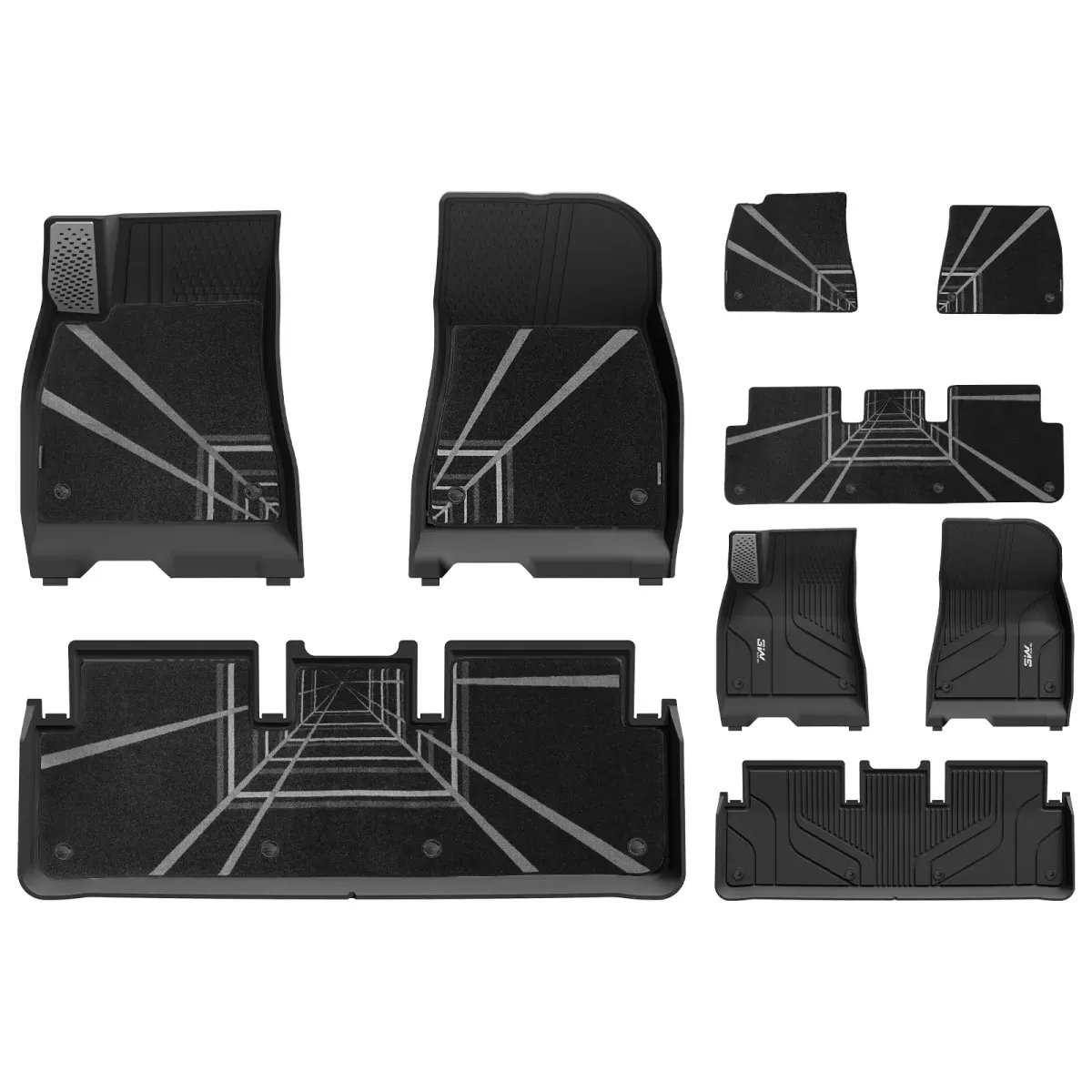 3W All Weather Mats For Tesla Model 3 Highland